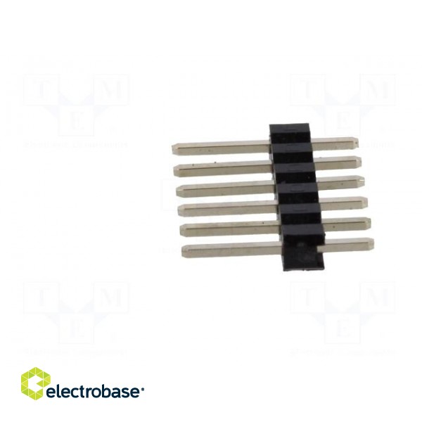 Pin header | pin strips | male | PIN: 6 | straight | 2.54mm | THT | 1x6 image 3