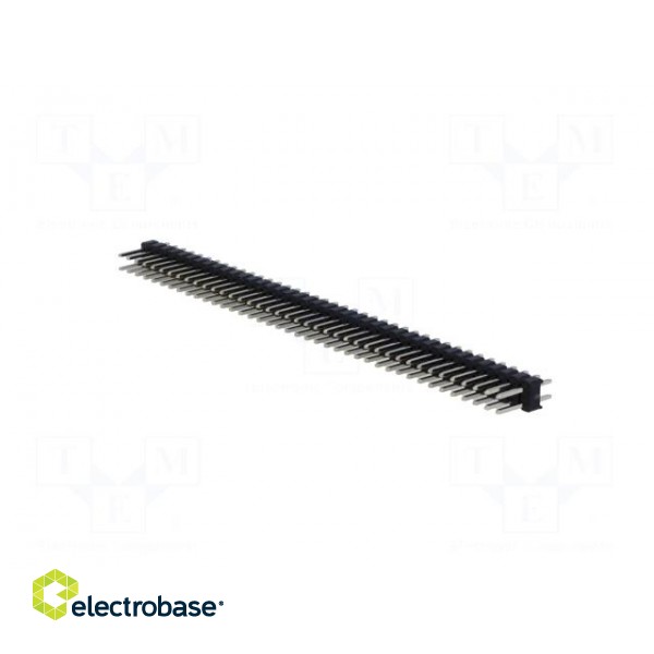 Pin header | pin strips | male | PIN: 80 | straight | 2.54mm | THT | 2x40 image 2