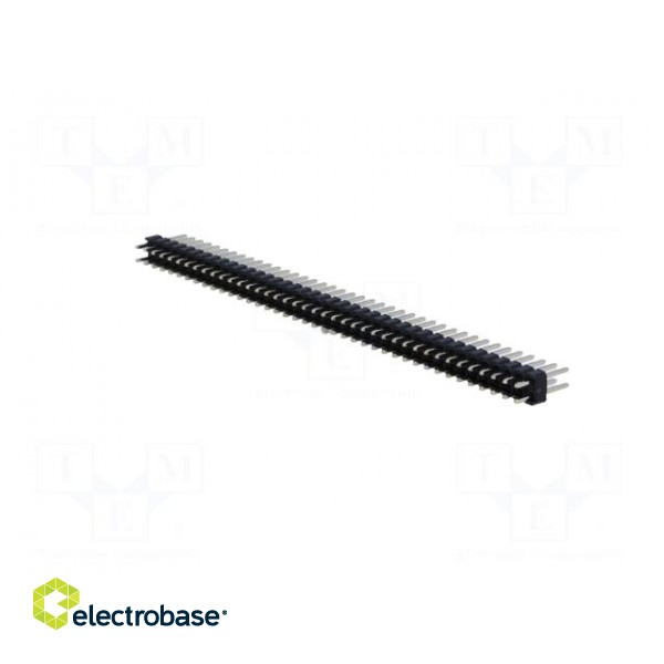 Pin header | pin strips | male | PIN: 80 | straight | 2.54mm | THT | 2x40 image 6