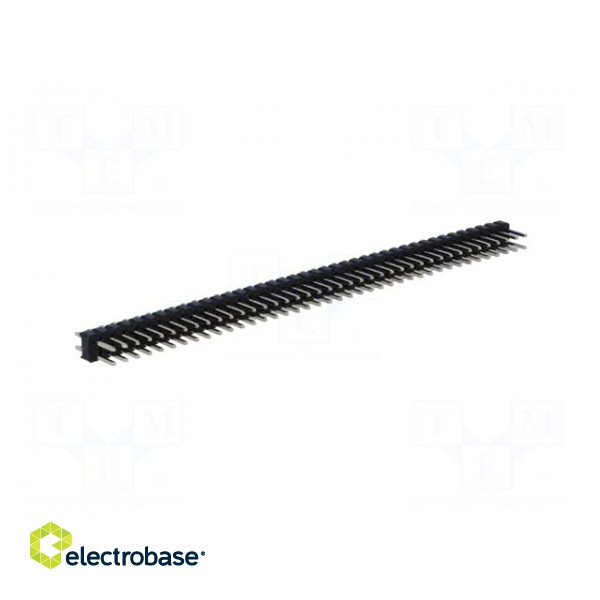 Pin header | pin strips | male | PIN: 80 | straight | 2.54mm | THT | 2x40 image 8