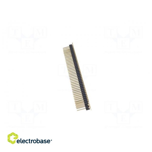 Pin header | pin strips | male | PIN: 80 | vertical | 2.54mm | SMT | 2x40 image 3