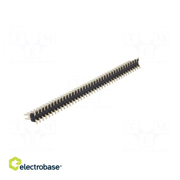 Pin header | pin strips | male | PIN: 80 | vertical | 2.54mm | SMT | 2x40 image 4