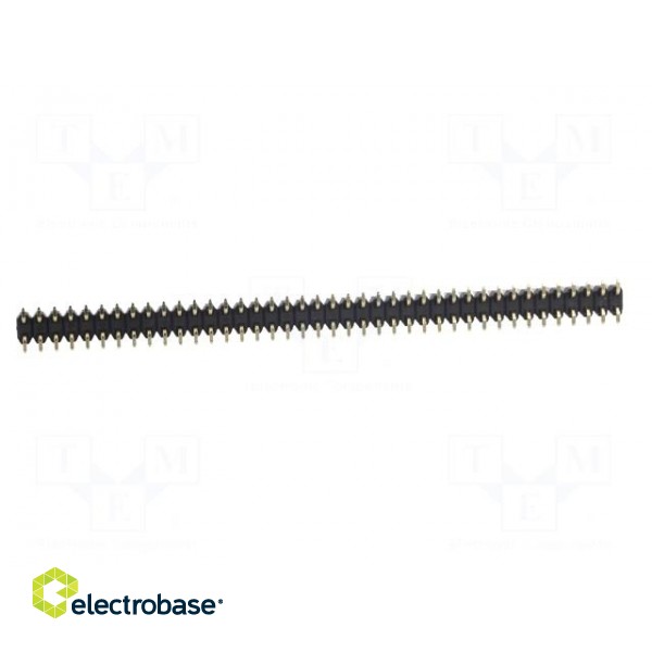 Pin header | pin strips | male | PIN: 80 | vertical | 2.54mm | SMT | 2x40 image 5