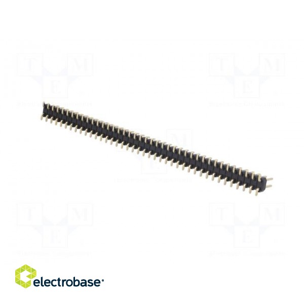 Pin header | pin strips | male | PIN: 80 | vertical | 2.54mm | SMT | 2x40 image 6