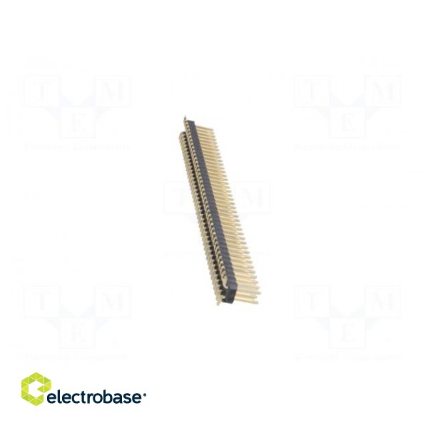 Pin header | pin strips | male | PIN: 80 | vertical | 2.54mm | SMT | 2x40 image 7