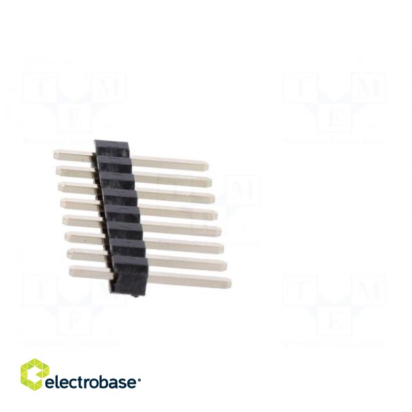Pin header | pin strips | male | PIN: 8 | straight | 2.54mm | THT | 1x8 image 7