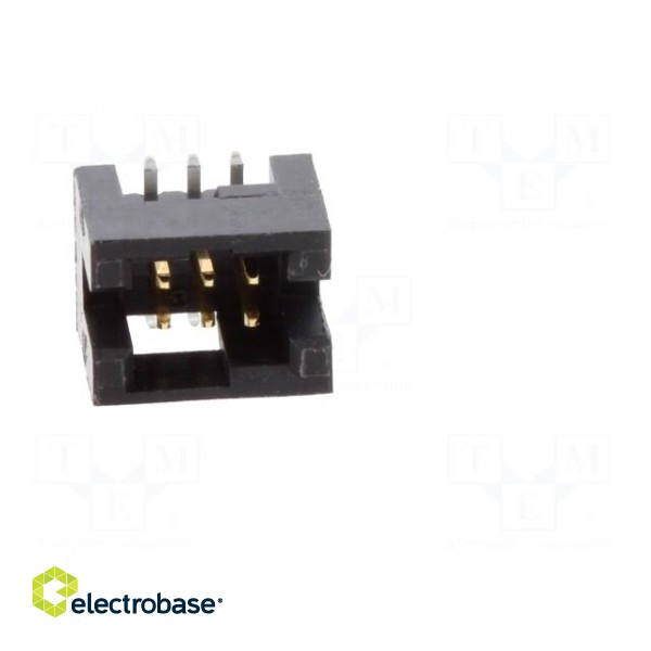 Socket | IDC | Minitek127 | male | PIN: 6 | vertical | 1.27mm | SMT | on PCBs image 9