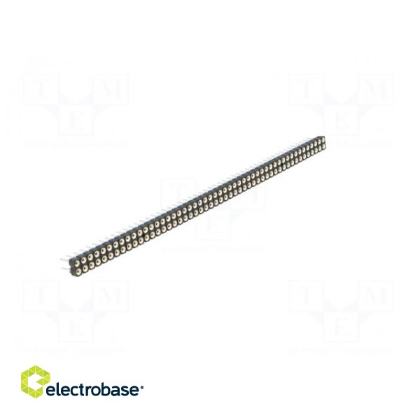 Socket | pin strips | female | PIN: 100 | turned contacts | straight image 8