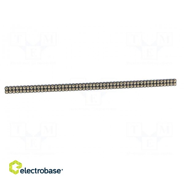 Socket | pin strips | female | PIN: 100 | turned contacts | straight image 9