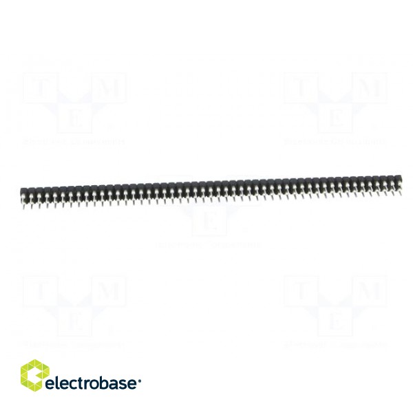 Socket | pin strips | female | PIN: 100 | turned contacts | straight image 5