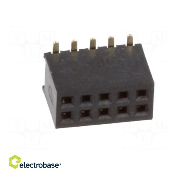 Socket | pin strips | female | PIN: 10 | straight | 1.27mm | SMT | 2x5 | 1A image 9