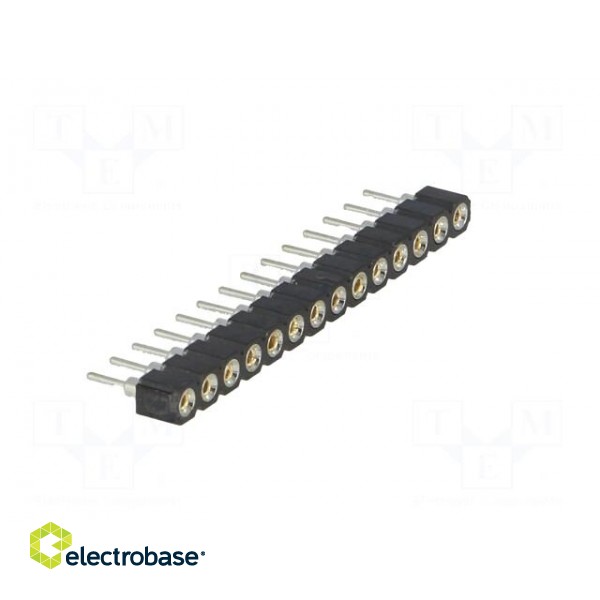 Socket | pin strips | female | PIN: 14 | turned contacts | straight image 8
