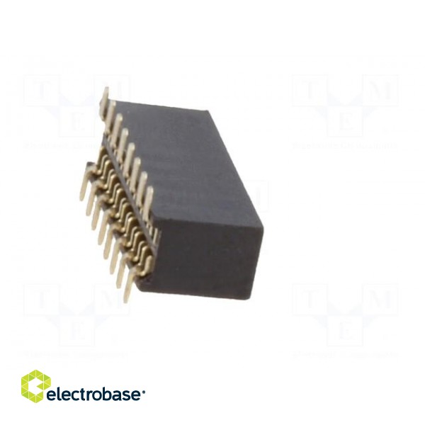 Socket | pin strips | female | PIN: 16 | straight | 1.27mm | SMT | 2x8 | 1A image 7