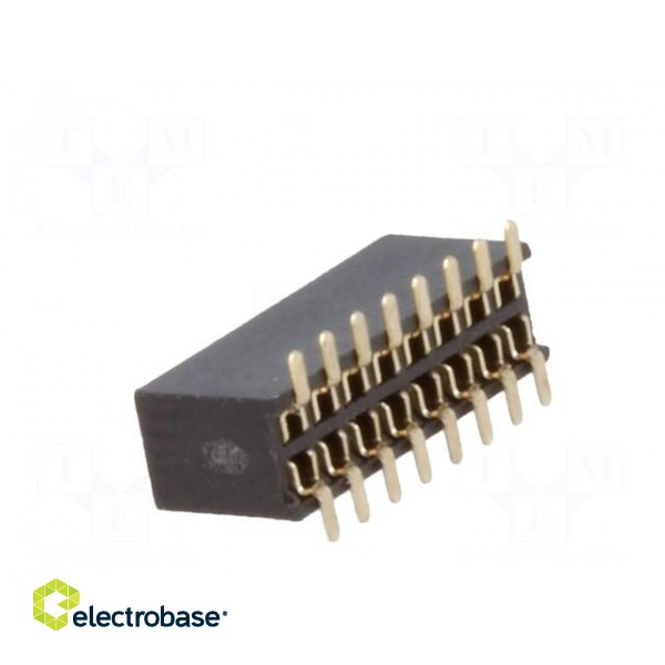 Socket | pin strips | female | PIN: 16 | straight | 1.27mm | SMT | 2x8 | 1A image 4
