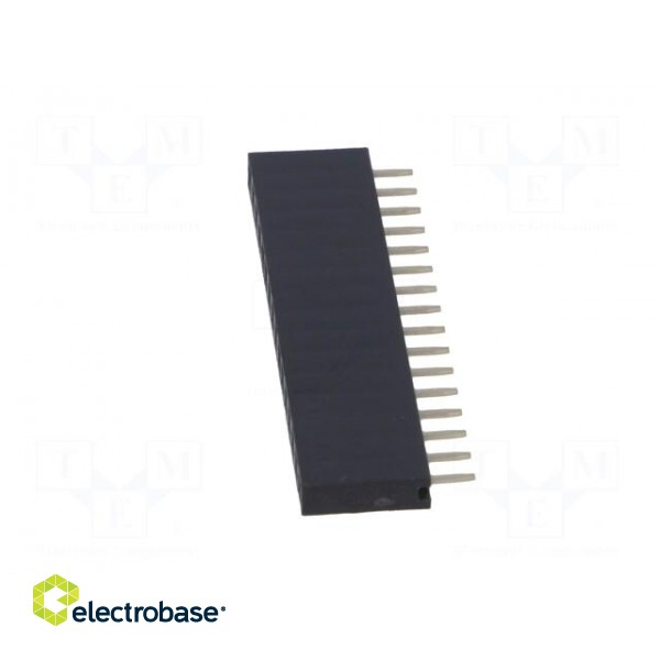 Socket | pin strips | female | PIN: 16 | straight | 2.54mm | THT | 1x16 image 3