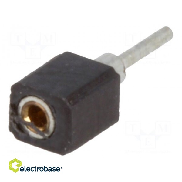 Socket | pin strips | female | PIN: 1 | low profile,turned contacts image 1