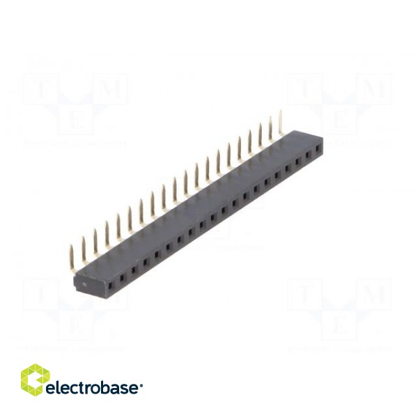 Socket | pin strips | female | PIN: 20 | angled 90° | 2.54mm | THT | 1x20 image 8