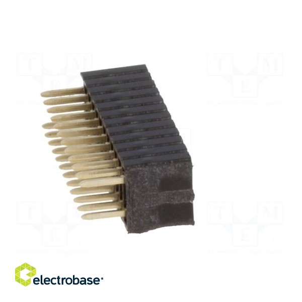 Socket | pin strips | female | PIN: 24 | straight | 1.27mm | THT | 2x12 image 7