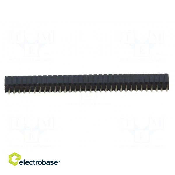 Connector: pin strips | socket | female | PIN: 32 | straight | 1.27mm image 5