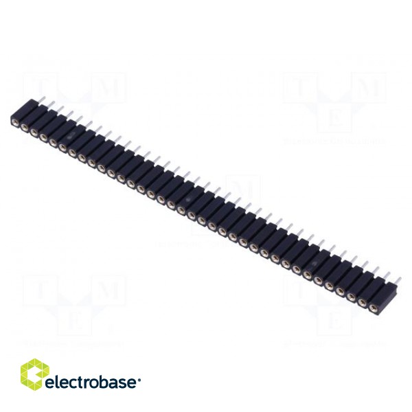 Socket | pin strips | female | PIN: 36 | straight | 2.54mm | THT | 1x36
