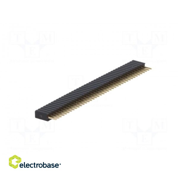 Socket | pin strips | female | PIN: 40 | straight | 1.27mm | THT | 1x40 image 4