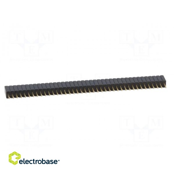 Socket | pin strips | female | PIN: 40 | straight | 1.27mm | THT | 1x40 image 5