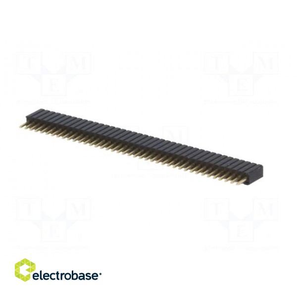 Socket | pin strips | female | PIN: 40 | straight | 1.27mm | THT | 1x40 image 6