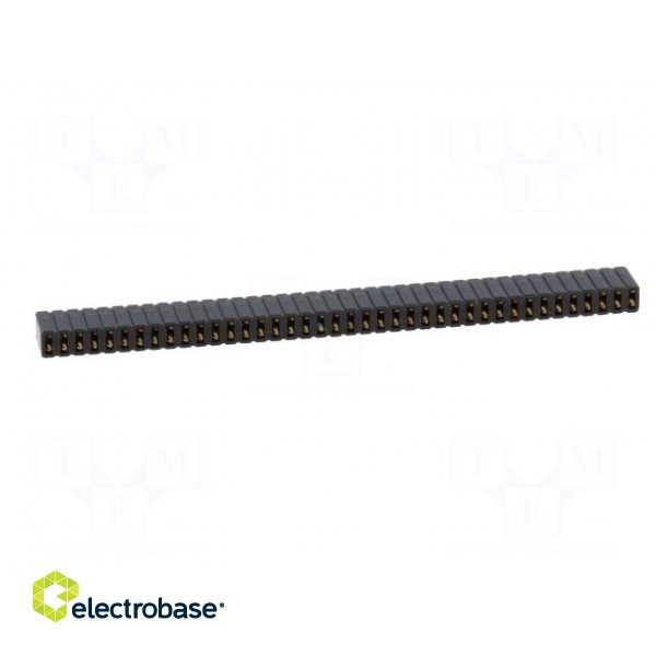 Socket | pin strips | female | PIN: 40 | straight | 1.27mm | THT | 1x40 image 9