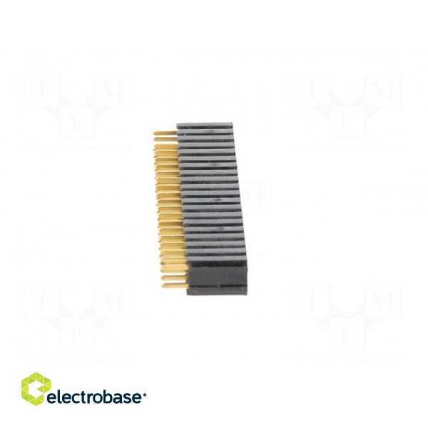 Socket | pin strips | female | PIN: 40 | straight | 2.54mm | THT | 2x20 фото 7