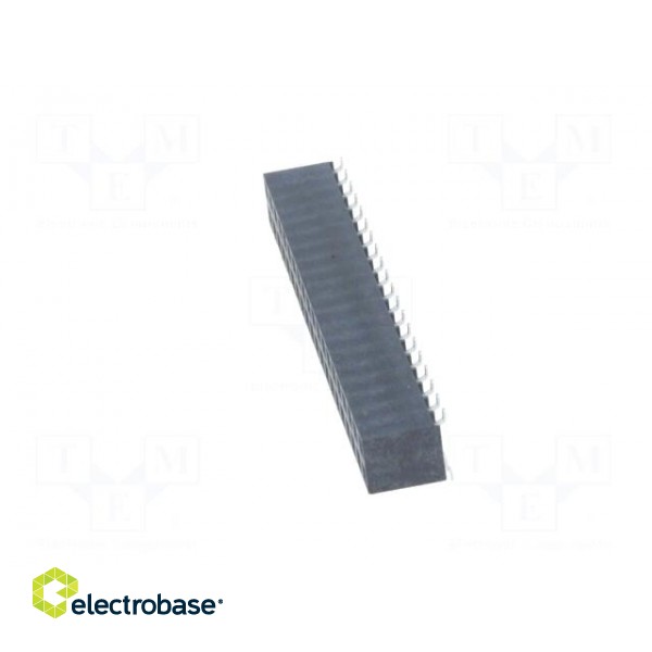 Socket | pin strips | female | PIN: 40 | vertical | 2.54mm | SMT | 2x20 image 3