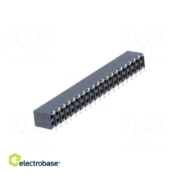 Socket | pin strips | female | PIN: 40 | vertical | 2.54mm | SMT | 2x20 image 4