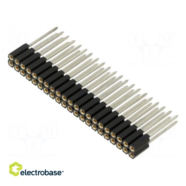 Connector: pin strips | socket | female | PIN: 42 | straight | 2.54mm