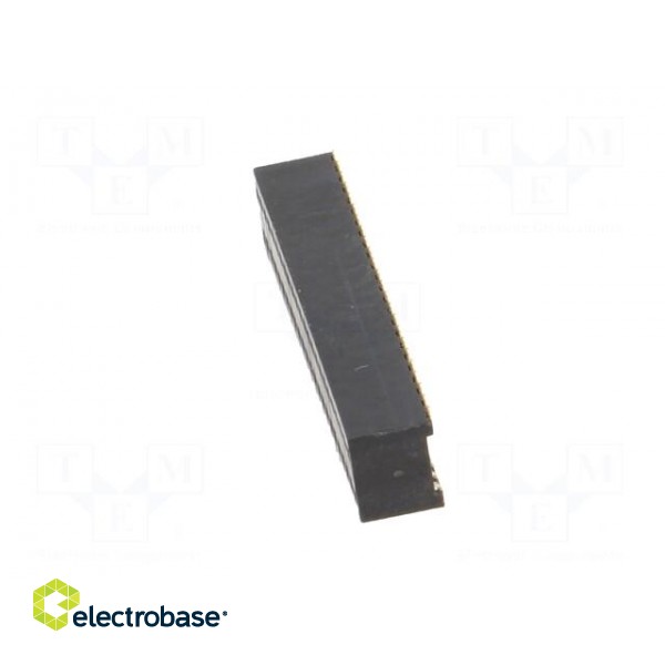 Socket | pin strips | female | PIN: 48 | straight | 1.27mm | SMT | 2x24 image 3