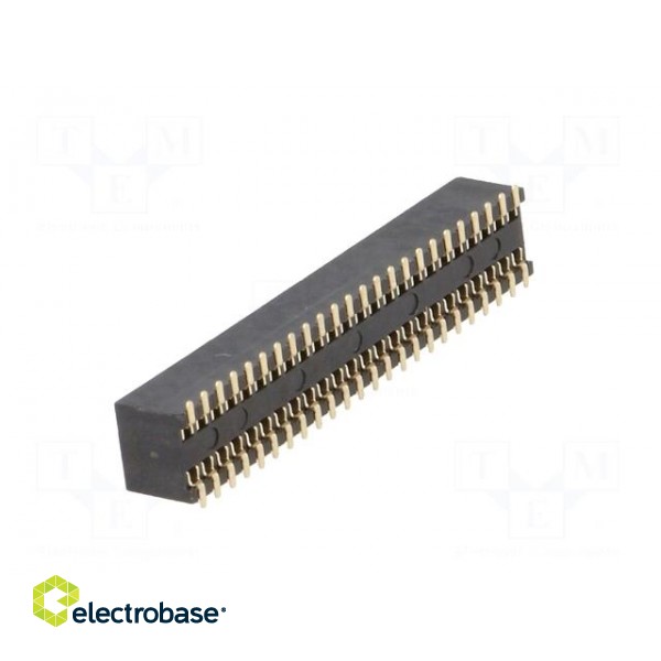 Socket | pin strips | female | PIN: 48 | straight | 1.27mm | SMT | 2x24 image 4