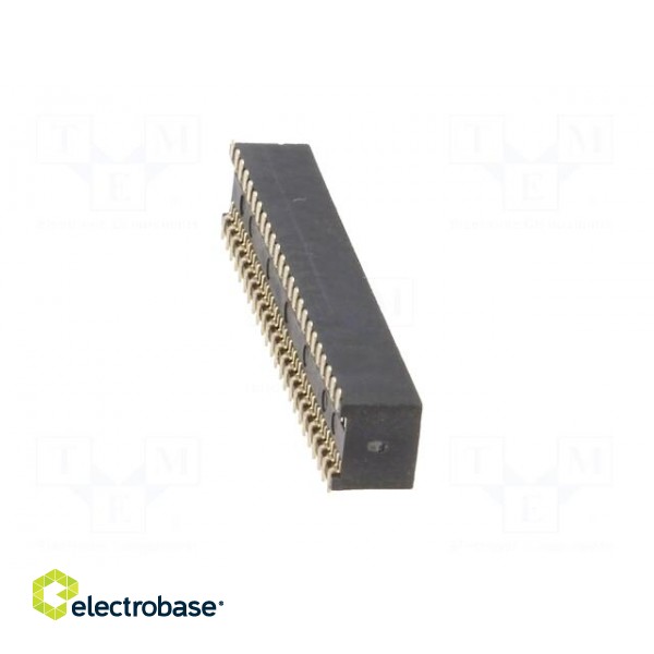 Socket | pin strips | female | PIN: 48 | straight | 1.27mm | SMT | 2x24 image 7