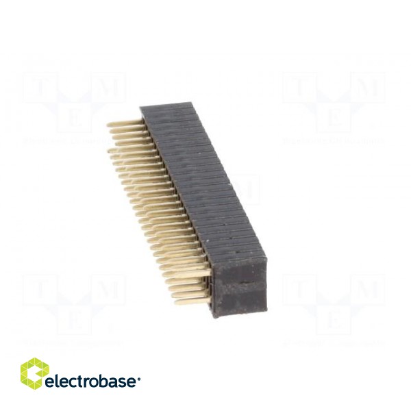 Socket | pin strips | female | PIN: 48 | straight | 1.27mm | THT | 2x24 image 7