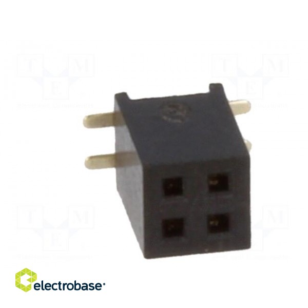 Socket | pin strips | female | PIN: 4 | straight | 1.27mm | SMT | 2x2 | 1A image 9