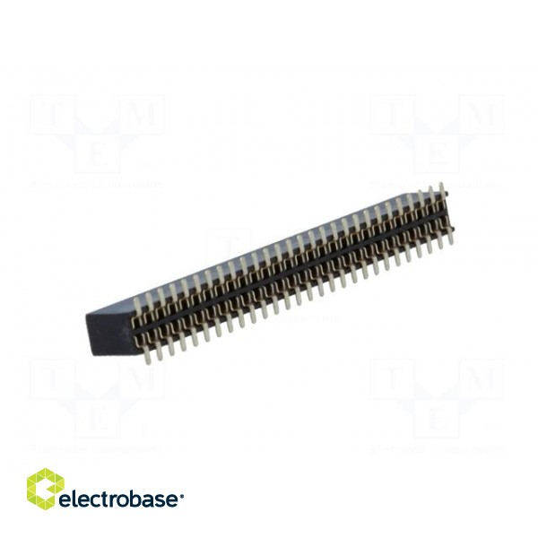 Socket | pin strips | female | PIN: 56 | straight | 1.27mm | SMT | 2x28 image 4