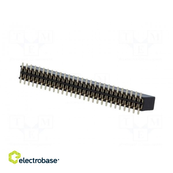 Socket | pin strips | female | PIN: 56 | straight | 1.27mm | SMT | 2x28 image 6