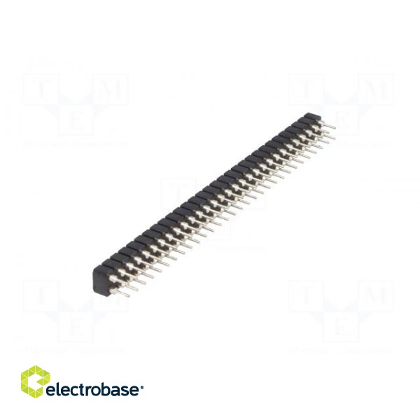 Socket | pin strips | female | PIN: 60 | turned contacts | straight image 4