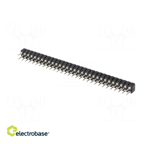 Socket | pin strips | female | PIN: 60 | turned contacts | straight image 6