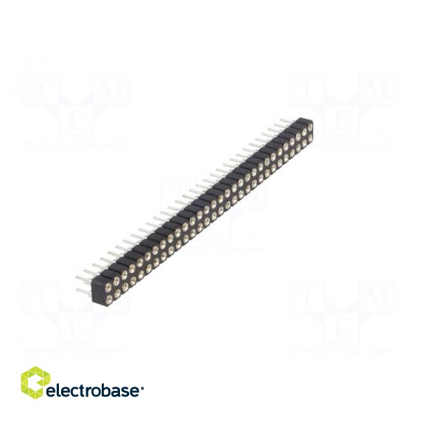 Socket | pin strips | female | PIN: 60 | turned contacts | straight image 8