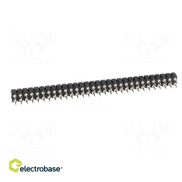 Socket | pin strips | female | PIN: 60 | turned contacts | straight image 5