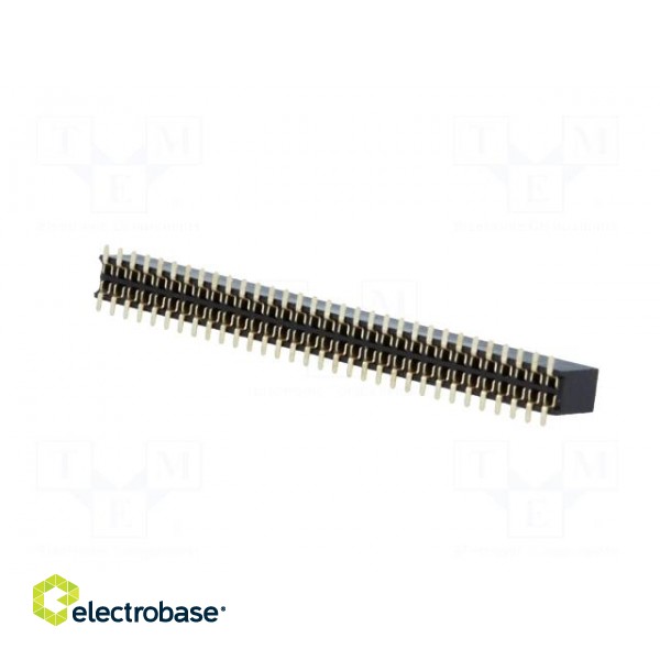 Socket | pin strips | female | PIN: 64 | straight | 1.27mm | SMT | 2x32 фото 6