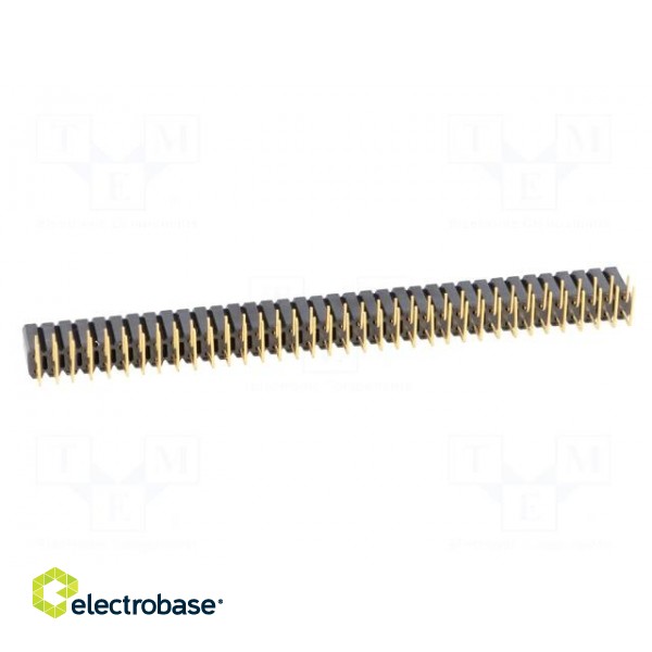 Socket | pin strips | female | PIN: 72 | angled 90° | 2.54mm | THT | 2x36 image 5