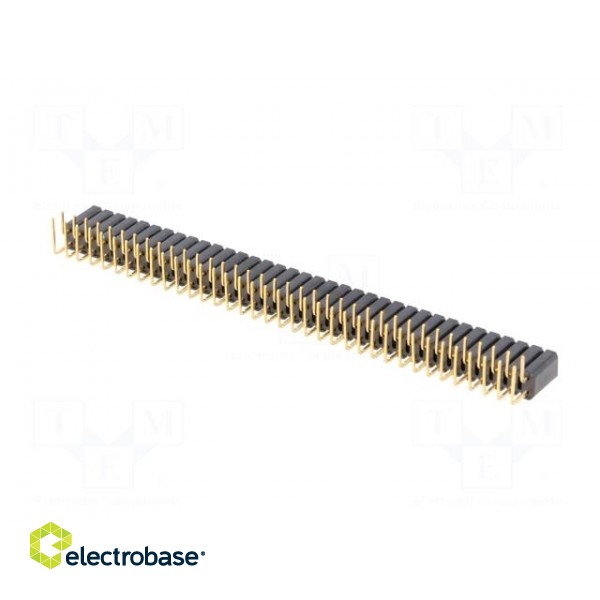 Socket | pin strips | female | PIN: 72 | angled 90° | 2.54mm | THT | 2x36 image 6