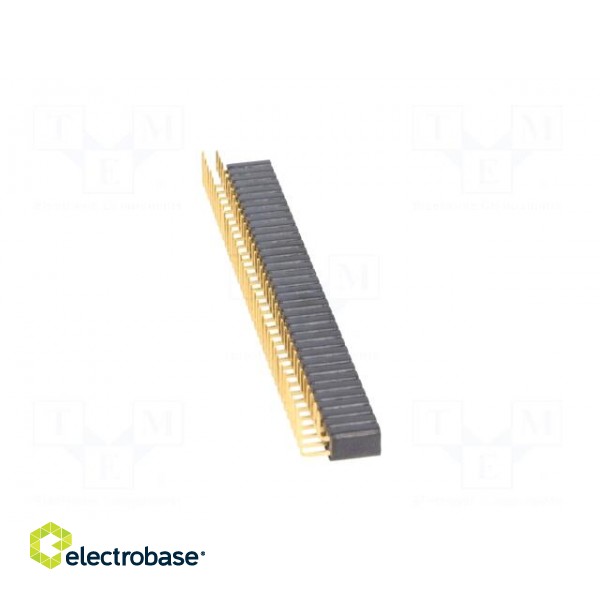 Socket | pin strips | female | PIN: 72 | angled 90° | 2.54mm | THT | 2x36 image 7
