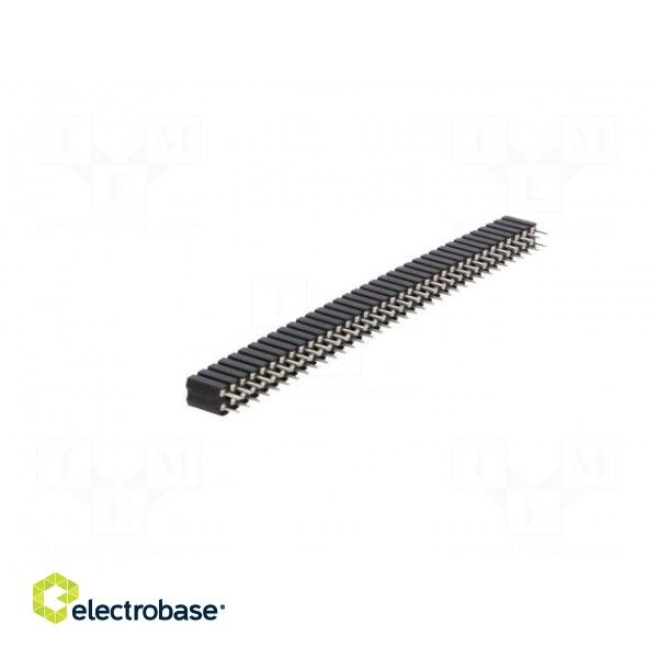 Socket | pin strips | female | PIN: 72 | straight | 2.54mm | THT | 2x36 image 4