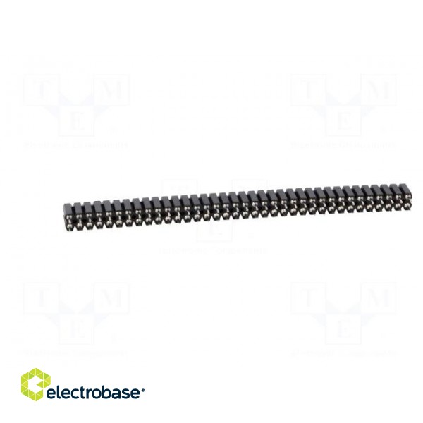 Socket | pin strips | female | PIN: 72 | straight | 2.54mm | THT | 2x36 image 5