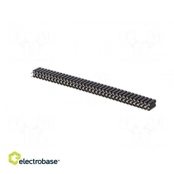 Socket | pin strips | female | PIN: 72 | straight | 2.54mm | THT | 2x36 image 6